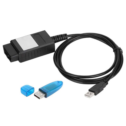 Car key programmer USB dongle with OBD cable and blue adapter
