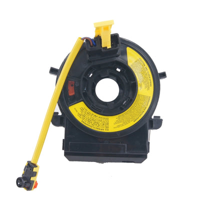 Steering wheel clock spring spiral cable assembly with yellow lead wire, black housing
