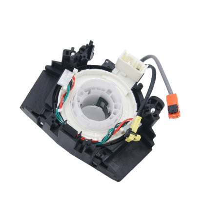 Car clock spring contact spiral cable with wiring connectors, black plastic housing