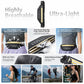Runner Spirit waist bag with reflective stripe and dual compartments, compact profile