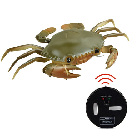 9995 Infrared Sensor Remote Control Simulated Crab Creative Children Electric Tricky Toy Model, Crab(Green), Crab(Yellow)