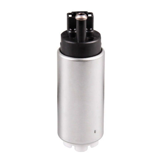High pressure in-tank fuel pump with black top and silver metal body