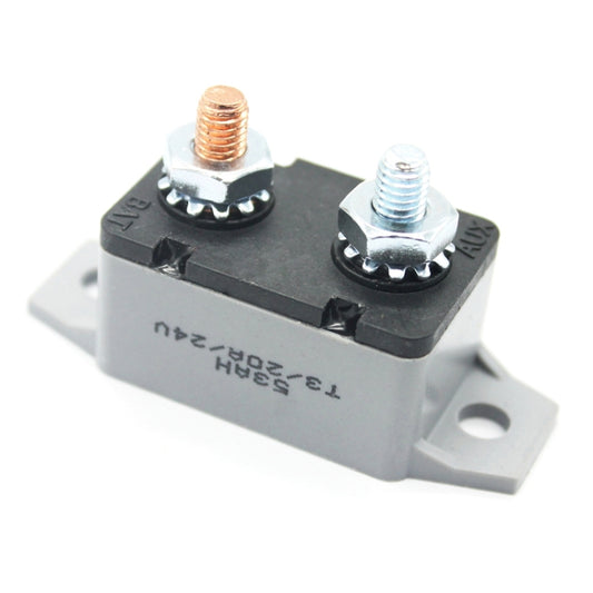 F3088-30A 30A Manual Reset Circuit Breaker Double Short Legs with Bolt 12/24V, 30A