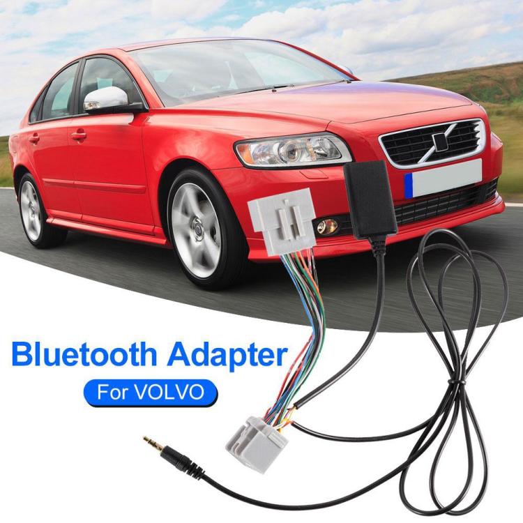 Bluetooth adapter cable kit with wiring harness and 3.5mm audio plug