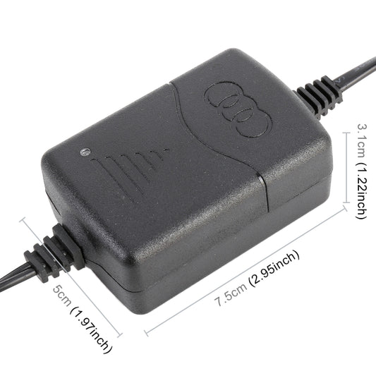 Motorcycle 12V Intelligent Automatic Battery Smart Battery Power Charger EU Plug, EU Plug