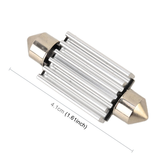 10 PCS 41mm DC12V / 2W / 7000K / 80LM 8LEDs SMD-5050 Car Reading Lamp, 41mm, 8LEDs SMD-5050