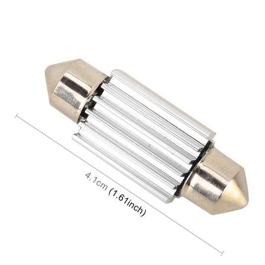 10 PCS 41mm DC12V / 1.7W / 7000K / 70LM 4LEDs SMD-5050 Car Reading Lamp, 41mm, 4LEDs SMD-5050