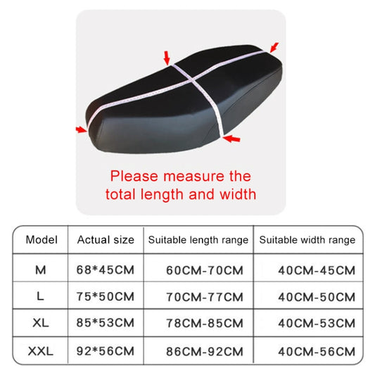 Waterproof Motorcycle Sun Protection Heat Insulation Seat Cover Prevent Bask In Seat Scooter Cushion Protect, Size: M, Length: 60-70cm; Width: 40-45cm, Size: M (Red + Black), Size: M (Red), Size: M (Blue), Size: M (Colour), Size: M (Black Red)         ...
