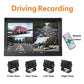 10-inch AHD rearview monitor with four cameras and remote control