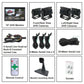Camera kit accessories: 10-inch AHD monitor, four AHD cameras, wiring, remote