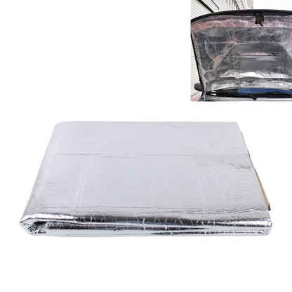 Car hood heat insulation mat pad, silver foil with folded edges