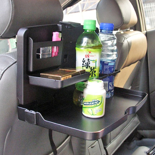 SHUNWEI SD-1503 Vehicle Multi-function Foldable Tray Back Seat Table Drink Food Cup Holder Travel Dining Tray Organzier, SD-1503
