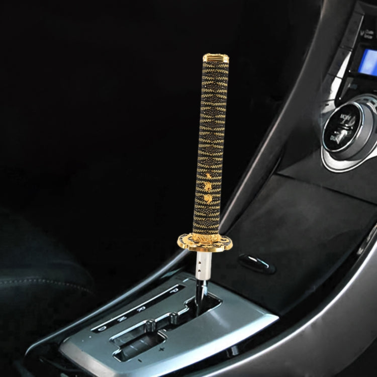 Universal Samurai Shape Manual or Automatic Gear Shift Knob, Length: 31.5cm