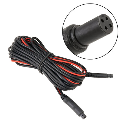 5.5m car 4P reversing camera extension cord with coiled cable and 4-pin connector