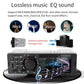 Car stereo MP5 player head unit with equalizer sound effects and external subwoofer
