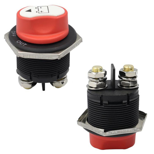 On/Off Car Battery Switch Car Battery Master Switch MAX DC 32V 200A CONT 300A INT Use for Cars / Off-road Vehicle / Truck, DC 32V 200A