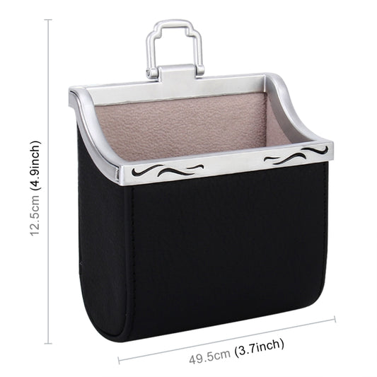 Universal Car Air Vent Mount Outlet Storage Box Case Bag Pouch Phone Holder, Air Vent Storage Box