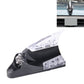 Black shark-fin style LED warning light car antenna with clear light panels