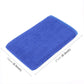 Blue car washer glove cloth pad, rectangular shape with rounded corners