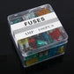 Clear box of assorted blade fuses for add-a-circuit fuse tap adapter
