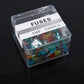 100-count multicolor medium blade fuses in clear plastic box