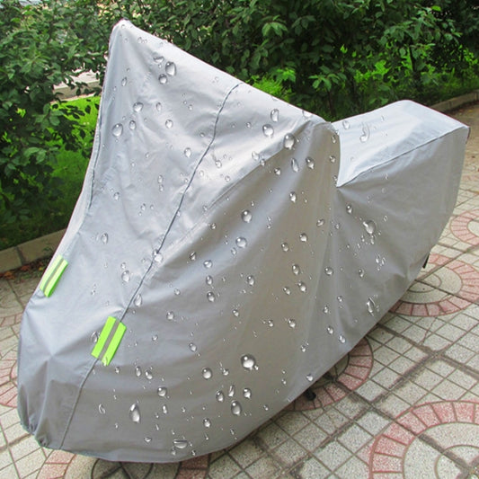 Outdoor Universal Anti-Dust Sunproof Waterproof Electric Bike Without Rear Box Aluminum Film Flocking Cover with Warning Strips, Fits Bike up to 2m(78 Inches) In Length, XL Size: 203x89x122cm, XL: 203x89x122cm