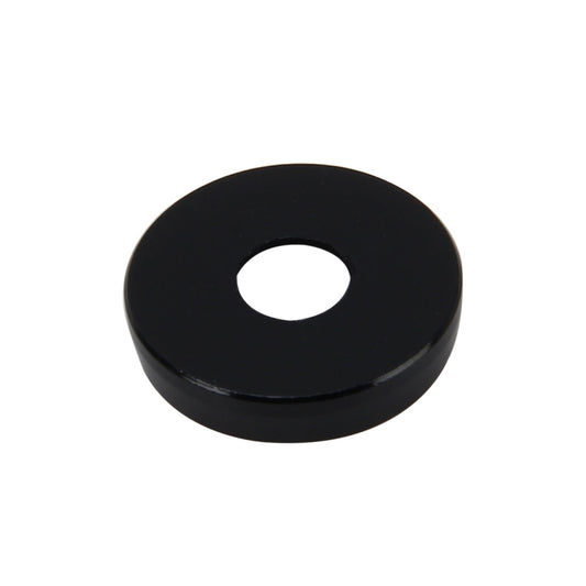 Black gasket washer cap with center hole for car screw
