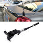 Car roof modified antenna with black rod and black base clamp