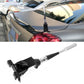 Car roof modified antenna with silver-gray rod and black base clamp