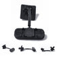 Black tailgate release switch assembly with back plate and wiring parts