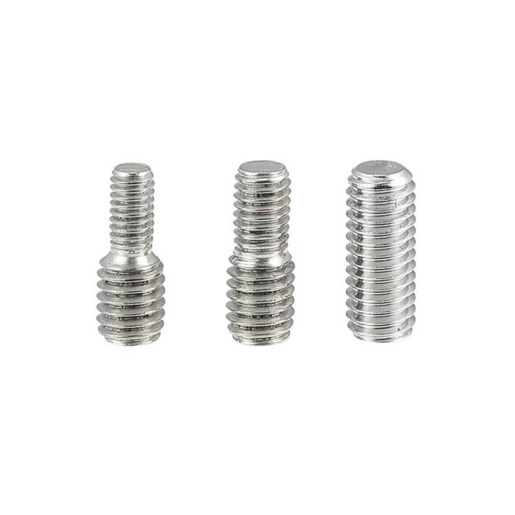 Set of three silver threaded antenna mounting inserts