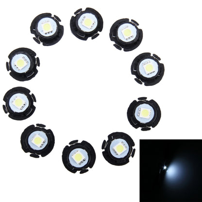 Pack of 10 black wedge LED dashboard bulbs with white LED chips