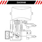 Universal Auto Side Mirror Folding System Car Side Mirror Folding Controller, Mirror Folding Controller