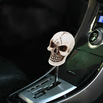 Universal Skull Head Shape ABS Manual or Automatic Gear Shift Knob  with Three Rubber Covers Fit for All Car, Skull Head Shape 3, Skull Head Shape 1, Skull Head Shape 2