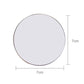 Skull Pattern Circular Shape Shining Metal Car Free Sticker, Skull 4, Circular Skull
