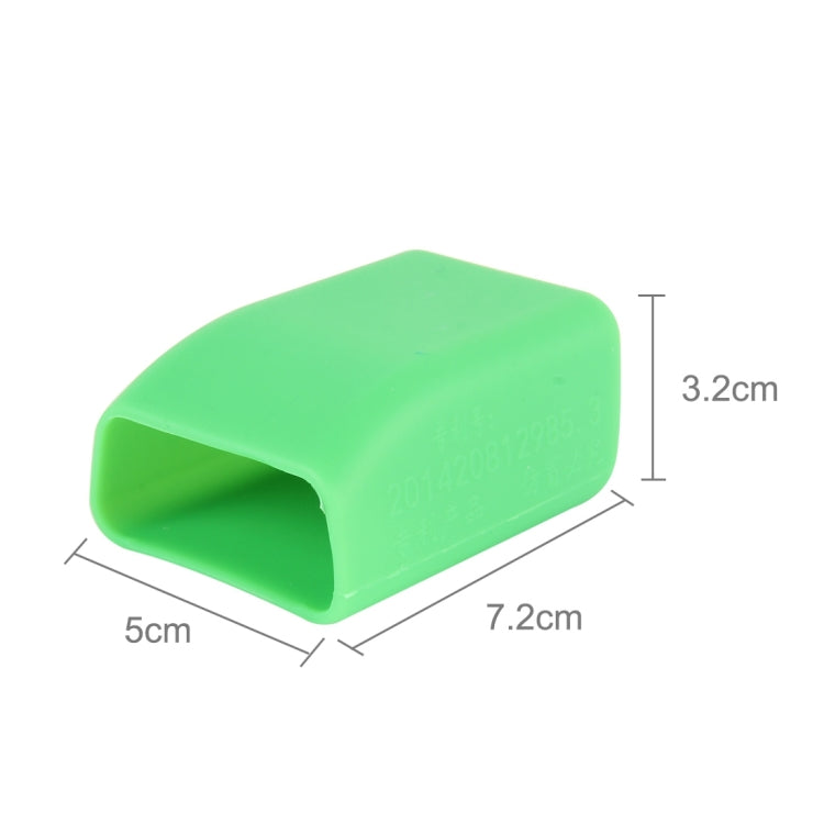 Safe Rubber Car Seat Belt Clips Locking Buckles Protective Cover, Green, Blue, Red, Black, Orange