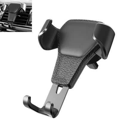 Litchi Texture Gravity Car Mount Phone Holder, Litchi Texture(Black), Litchi Texture(White)