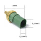 Coolant temperature sensor size diagram: L58mm, D15mm and D17mm