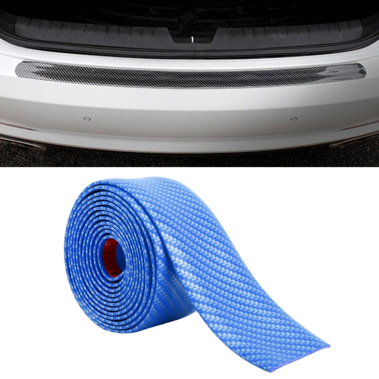 Car door threshold decoration strip, blue textured roll adhesive tape