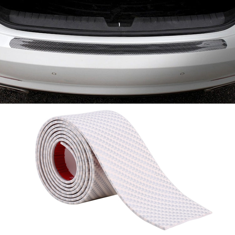 Car door threshold decoration strip, white textured roll adhesive tape