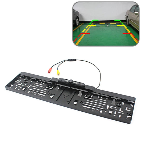 PZ-424 Europe Car License Plate Frame 170 Degree Rear View Camera, PZ-424