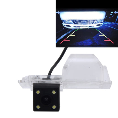 Waterproof rear view backup camera module with clear housing and cable connector