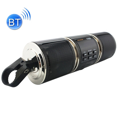 Motorcycle Waterproof Aluminum Shell Bluetooth Handle Stereo Speaker, Support BT/MP3/FM/TF