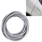Gray PVC decorative strip roll with thin dark stripe, 5m flexible seal trim