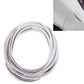 White PVC decorative strip roll with red and black accents, 5m