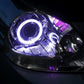 2 PCS 2.5inch Car Angel Eyes Light, DC 12V