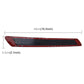 4 PCS Universal Car Auto Plastic Wrap Rubber Front Rear Body Bumper Guard Protector Strip Sticker