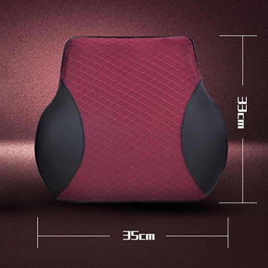 Four Seasons Breathable Memory Foam Car Lumbar Pillow Polyester Pillow