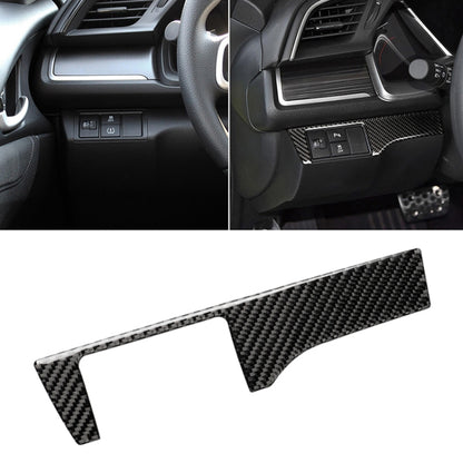 Carbon fiber headlight switch panel decorative sticker, installed over switch area