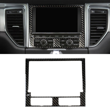 Carbon Fiber Car Navigation Panel Decorative Sticker for Porsche Macan, Navigation Panel